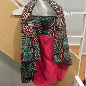 Gorgeous Hand Beaded Metallic Vest by ADEORI Small